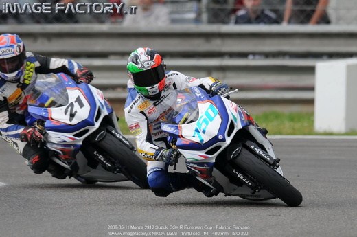 2008-05-11 Monza 2912 Suzuki GSX R European Cup - Fabrizio Pirovano